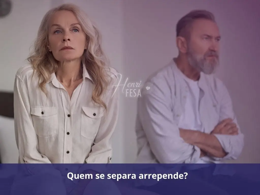 Como separar de alguém que não quer se afastar? Quem se separa arrepende