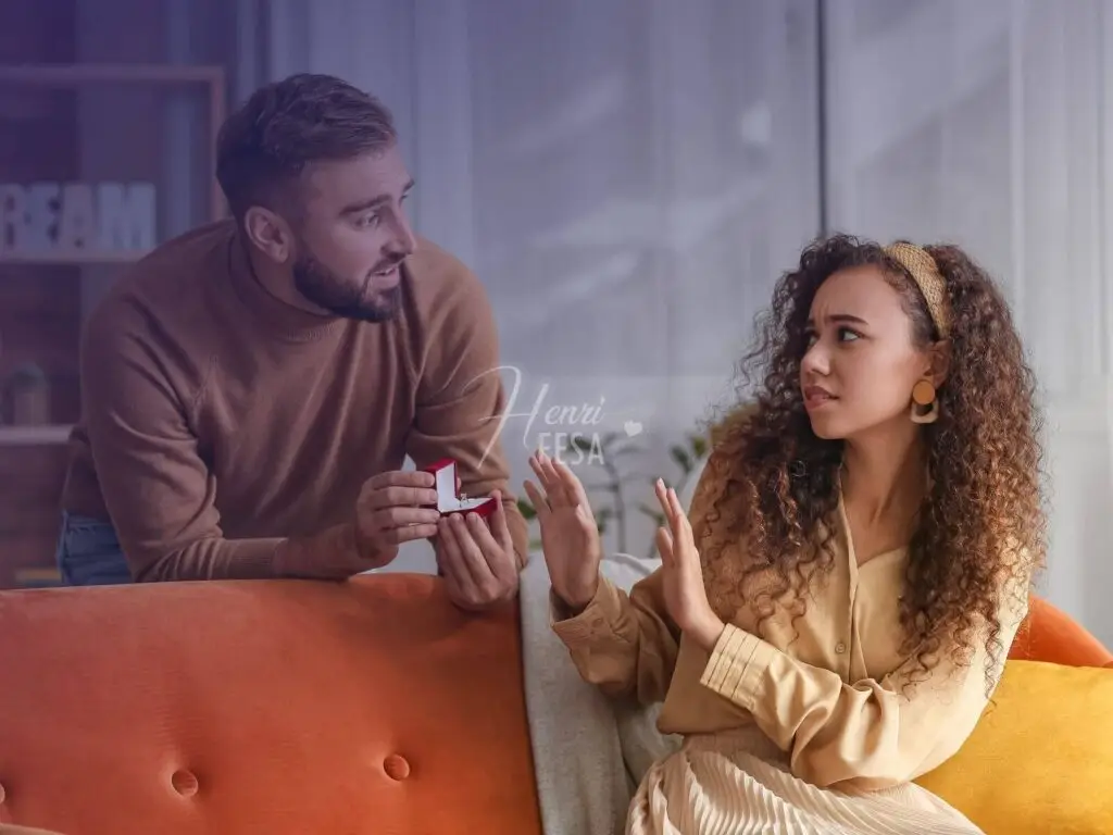 Minha cara-metade tem medo de se comprometer no casamento