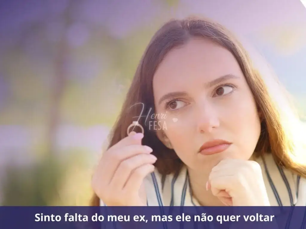 Estou incomodada ao ver o meu ex com outra, e agora? Sinto falta do meu ex, mas ele não quer voltar