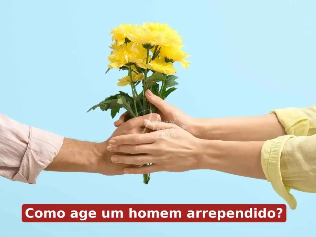 Como agir diante de uma desconfiança de traição? Braço estendido de um homem entregando flores amarelas ao braço estendido de uma mulher!