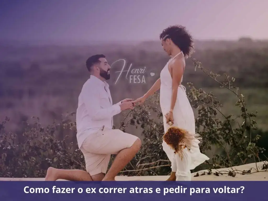 Simpatias para trazer o amor de volta Home ajoelhado em frente a mulher pedindo para voltar para a vida dela, mulher sorridente e pronta para aceitar!