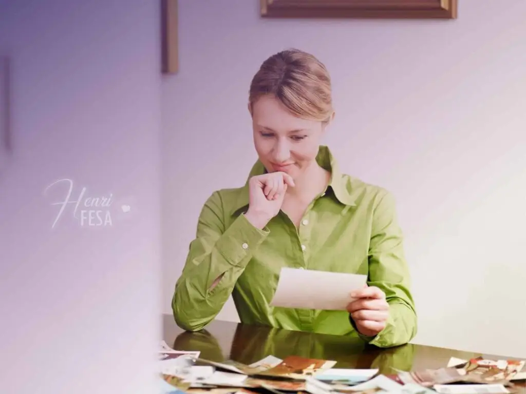 Mulher olhando para a foto do ex e se preparando para fazer uma simpatia para o seu ex voltar!