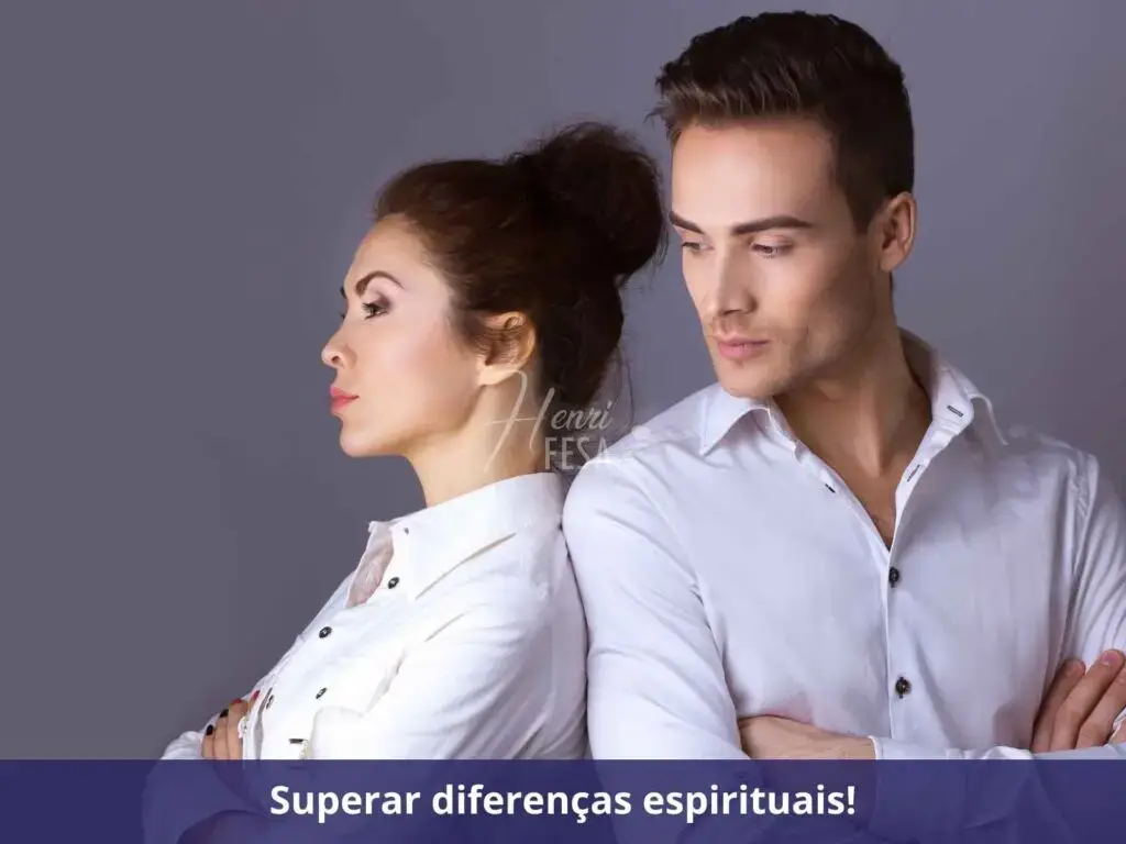 Conflitos espirituais no casamento: quais são? Casal em discórdia por conta de diferenças de opinião de crença e religião!