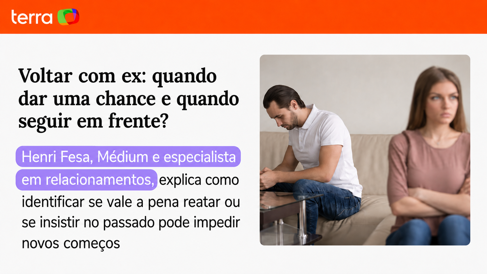 Voltar com ex